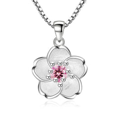 Cute Cherry Blossom Necklace