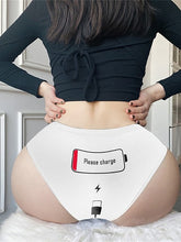 Women's Sexy Letter Hot Comfort Soft Polyester Breathable Lingerie Pants