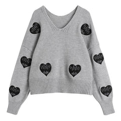 Pull ample style gothique Love