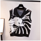 Halloween holiday spider web sweater vest