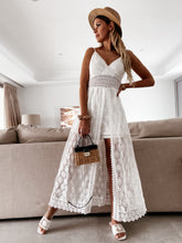 Irresistible appeal white lace dress