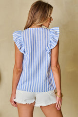 Striped Sleeveless Shirt