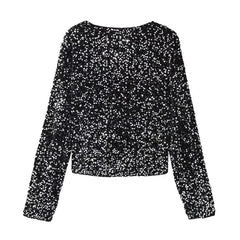 On Point Sequin Blouse