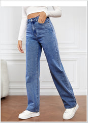 High-Rise Wide Leg Baggy Jeans