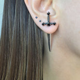 Gothic Sword Earrings