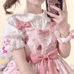 Precious Bow Puff Sleeve Blouse