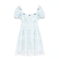Sweet Floral Lace Dress