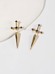 Gothic Sword Earrings