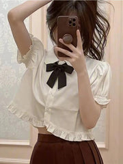Sweetheart Bow Blouse
