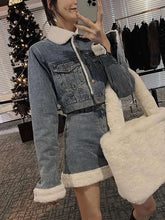 Zweiteiliges Chill-Denim-Rock-Set