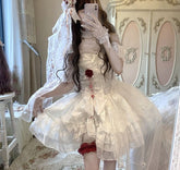 Gothic Prinzessin Braut Kostüm Set