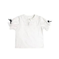 Precious Bow Puff Sleeve Blouse