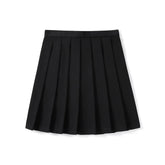 Solid Color Pleated Skirt
