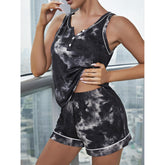 Tie Dye Camisole Pajama Pants Pajama Set
