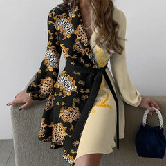 Color-Matched Lace Dress