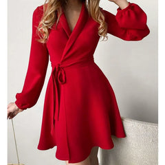 Color-Matched Lace Dress