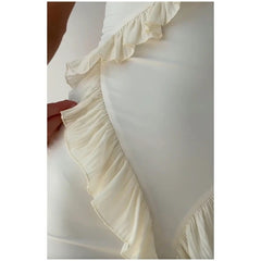 Lace Panelled Busty Slip Dress