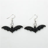 Glitzernde Fledermaus-Ohrringe
