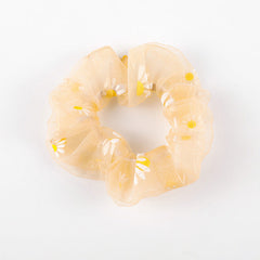 Mesh Daisy Scrunchies
