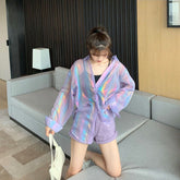 Sheer Rainbow Blouse