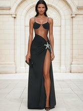 Mesh Starfish Maxi Bandage Dress