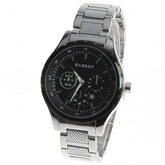 Stainless Steel Chronograph (Black 4.8cm Dial)