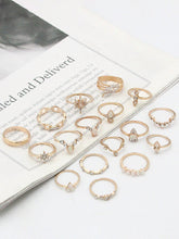 17pcs Bohemia Style Ring Set Sai Feel