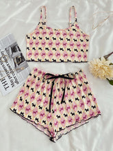 2PCS Pack Women's Sleepwear Cami Top and Shorts Casual Pajama Set Sai Feel