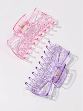 2pcs Clear Classic Hair Claw Clips Sai Feel