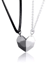 2pcs Half a heart pendant necklace Sai Feel