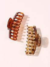 2pcs Solid Color Large Barrette Claw Clip Sai Feel