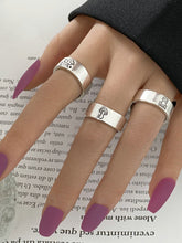 3pcs Printed vintage ring Sai Feel