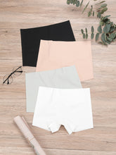 4 Pack Women's Boyshort Underwear Seamless Panties Boxer Briefs Sai Feel