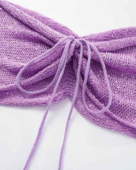 Jupe tricotée elfique Olagolor coordonnée