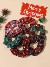 6pcs Multicolor Christmas hair Tie Sai Feel
