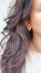 Créoles épaisses pour bébé en or