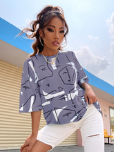 Abstract Print Tee Sai Feel