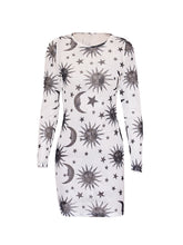 Allover Print Bodycon Dress Sai Feel