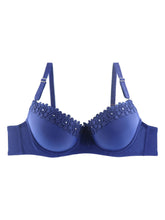 B Cup Female Push-Up Bra for Women Lace Emboridery Bra Sexy Underwear Bling Rhinestones Padded Underwear Sai Feel