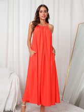 Backless Halter Maxi Dress Sai Feel