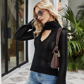 Basic Knit Long Sleeve V Sweater Sai Feel