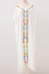 Bohemian Maxi Length Side Split Beach Dress Sai Feel
