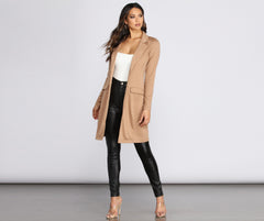 Boss Babe Longline Blazer Sai Feel