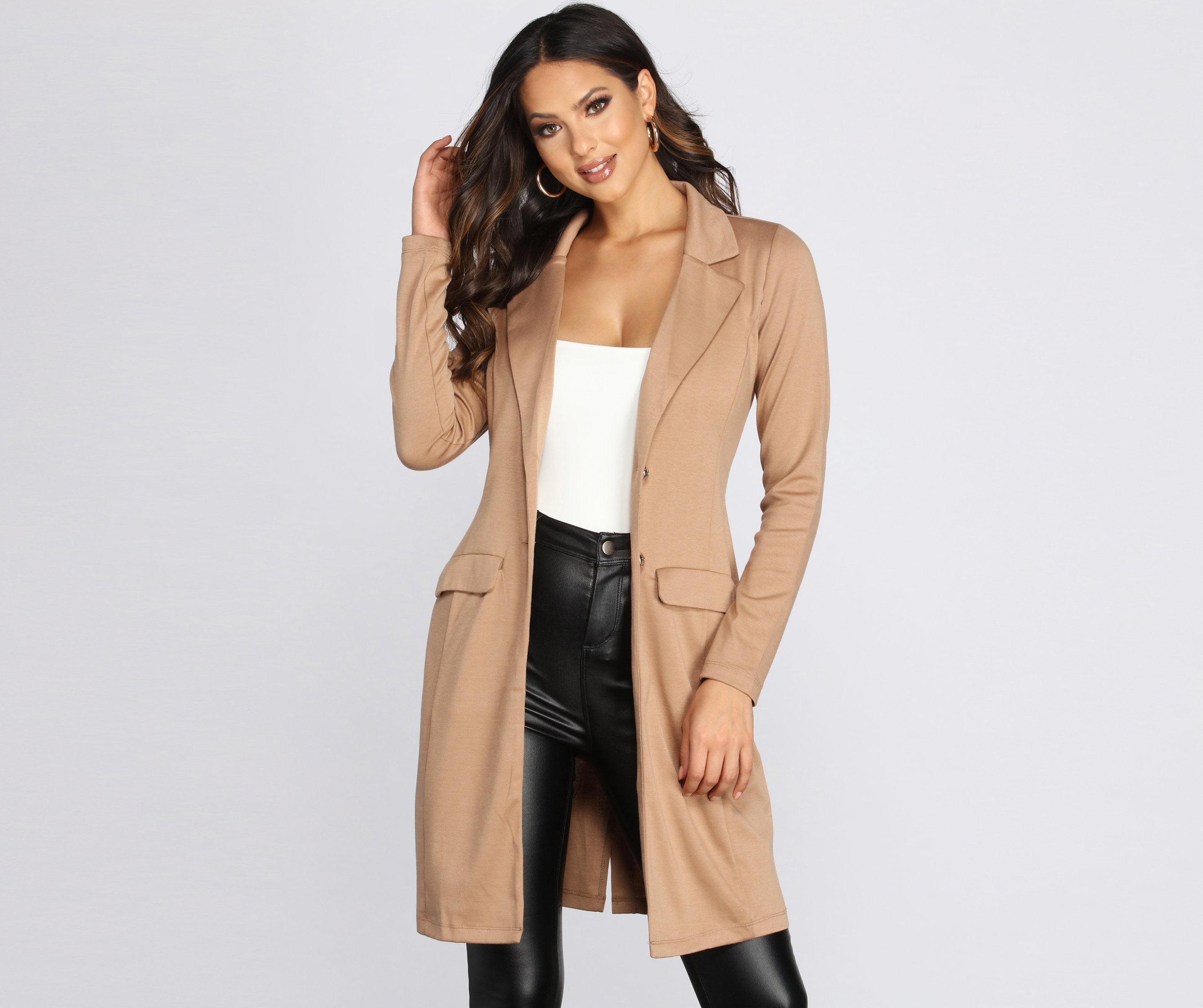Boss Babe Longline Blazer Sai Feel