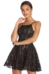 Bound To Lace Skater Dress Sai Feel