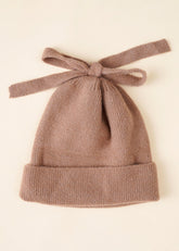 Bow Decor Beanie Sai Feel