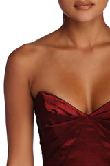 Brielle Formal Taffeta Sweetheart Dress Sai Feel