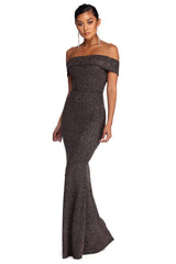 Brooklyn Formal Glitter Dress Sai Feel