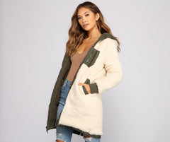 Bundle Up Reversible Long Line Puffer Jacket Sai Feel