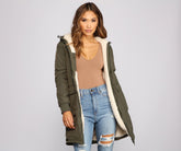 Bundle Up Reversible Long Line Puffer Jacket Sai Feel
